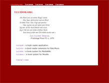 Tablet Screenshot of lucidor.org